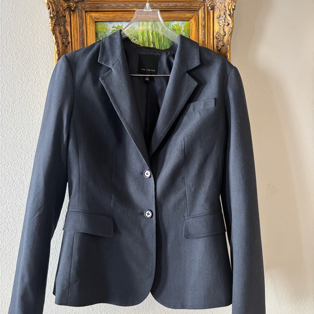 The Limited Slate Blue Blazer
